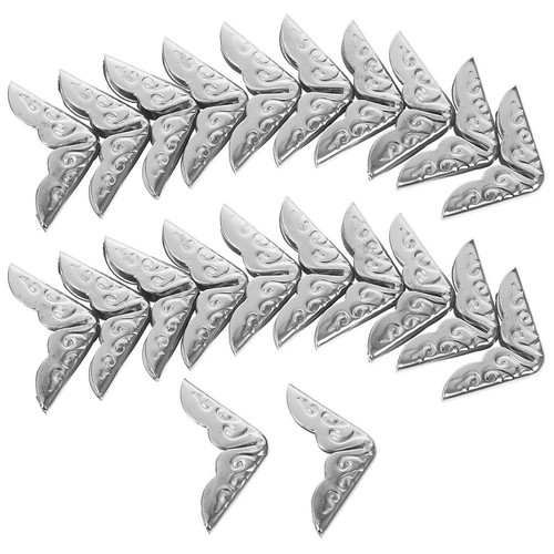 Metal book corner protectors - metal,