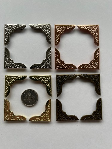 Small metal book corner - metal,