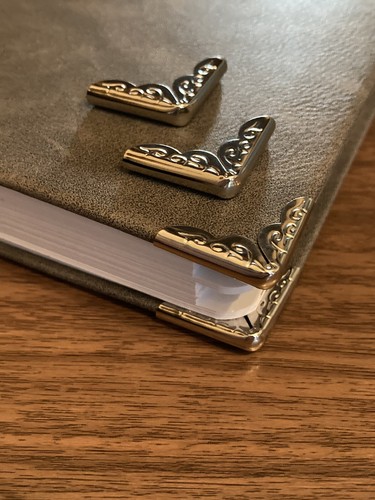 Metal hardback book photo - metal,