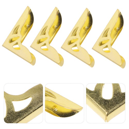 10pcs golden metal book corner - metal,