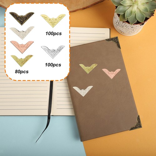 Metal book corner protectors - metal,