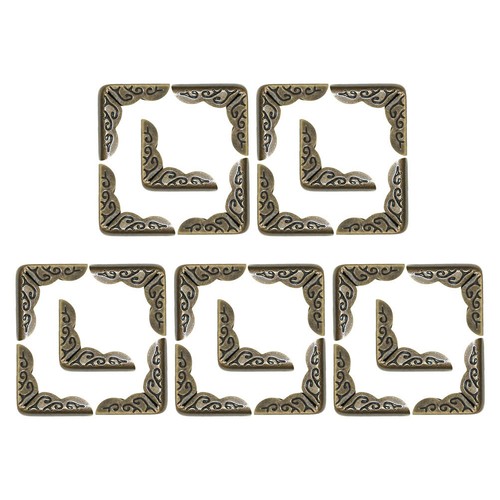 50pcs brown metal book - 50pcs,