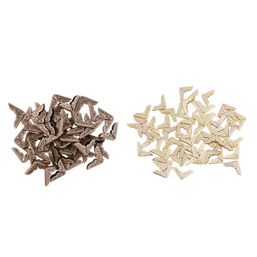100x metal book corner - corner, folding
