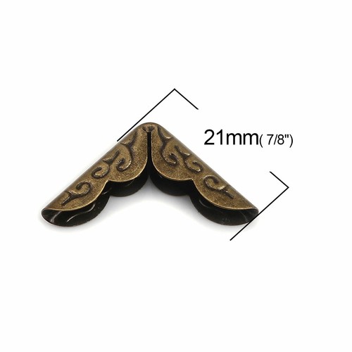 Bronze tone corner book - bronze,